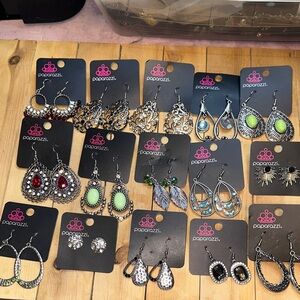 35 assorted paparazzi earrings